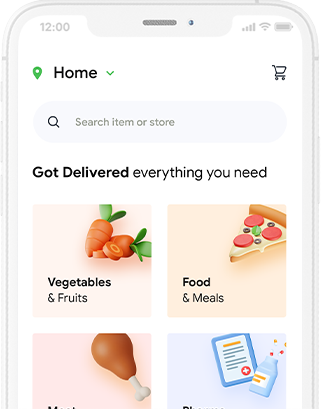 Delione - On Demand eCommerce Food Grocery Delivery & Courier App at all solutions project works