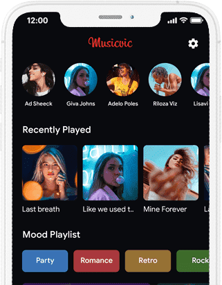 Musicvic - Online Music Streaming App, Music Player App, Music App at all solutions project works