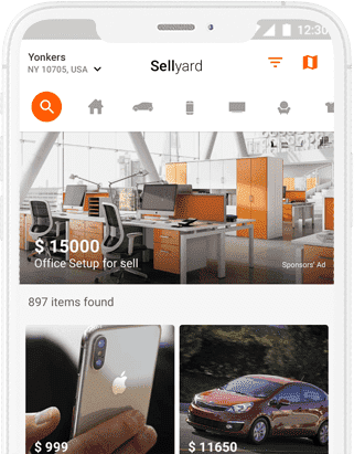 Sellyard - Classifieds Re-seller App, Online Buying Selling app at all solutions project works