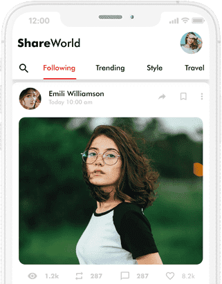 Shareworld - Social Network App, Chatting and Group Chatting App, Video Story Sharing App at all solutions project works