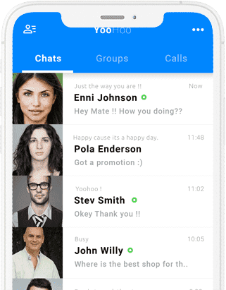 Yoohoo - Chatting App with Voice call, Video Call, voice message at all solutions project works